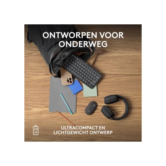 Logitech Pebble 2 M350s muis Ambidextrous RF-draadloos + Blu Logitech Pebble 2 M350s muis Ambidextrous RF-draadloos + Blu