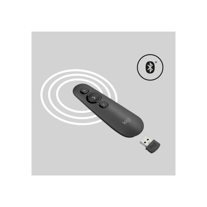 Logitech R500 Draadloze presenter Bluetooth/RF Grafiet
