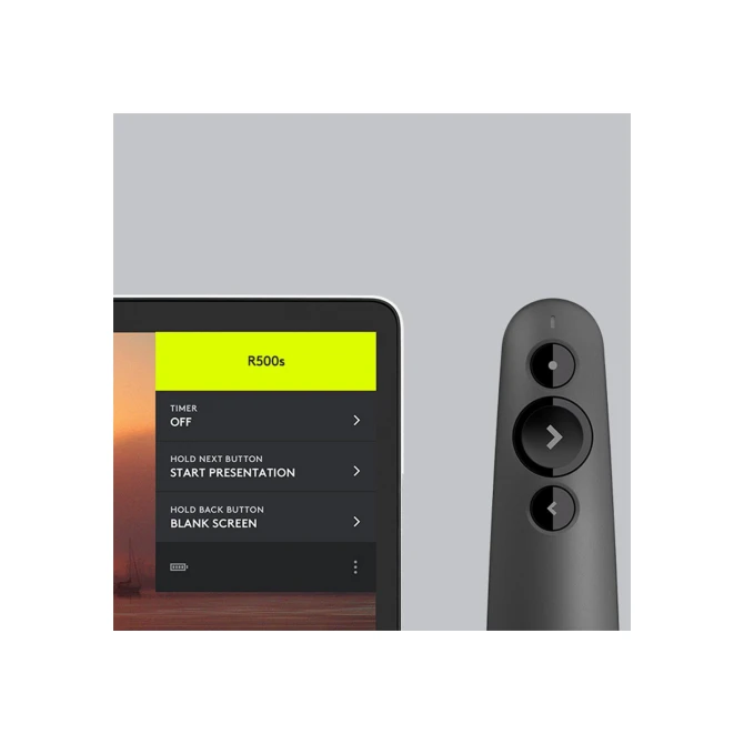 Logitech R500 Draadloze presenter Bluetooth/RF Grafiet