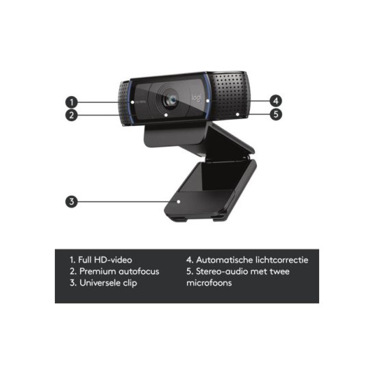 Logitech Ret. HD PRO Webcam C920 1920x1080 Logitech Ret. HD PRO Webcam C920 1920x1080
