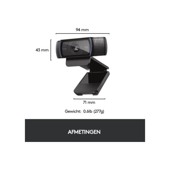 Logitech Ret. HD PRO Webcam C920 1920x1080 Logitech Ret. HD PRO Webcam C920 1920x1080