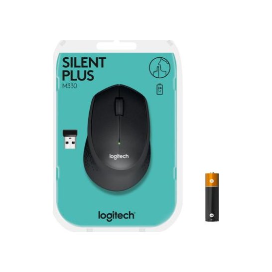 Logitech Ret. Wireless Mouse M330 Black Silent Plus Logitech Ret. Wireless Mouse M330 Black Silent Plus