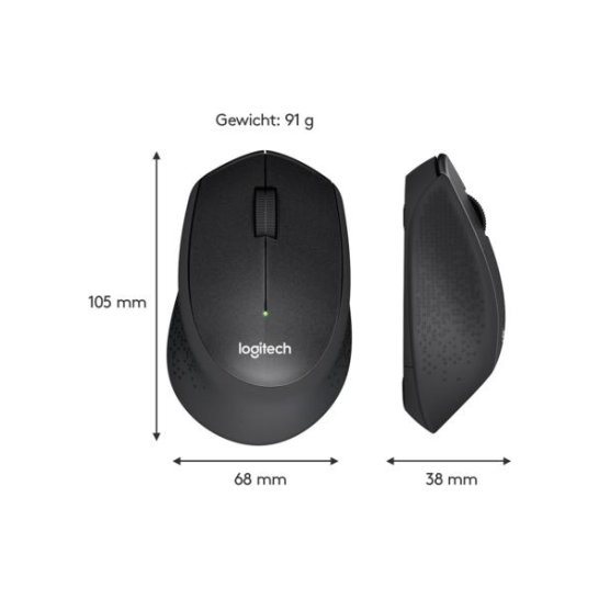 Logitech Ret. Wireless Mouse M330 Black Silent Plus Logitech Ret. Wireless Mouse M330 Black Silent Plus