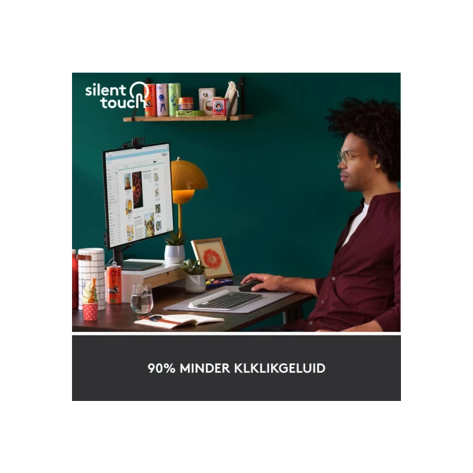 Logitech Signature M650 Draadloze Muis - Voor kleine tot mid