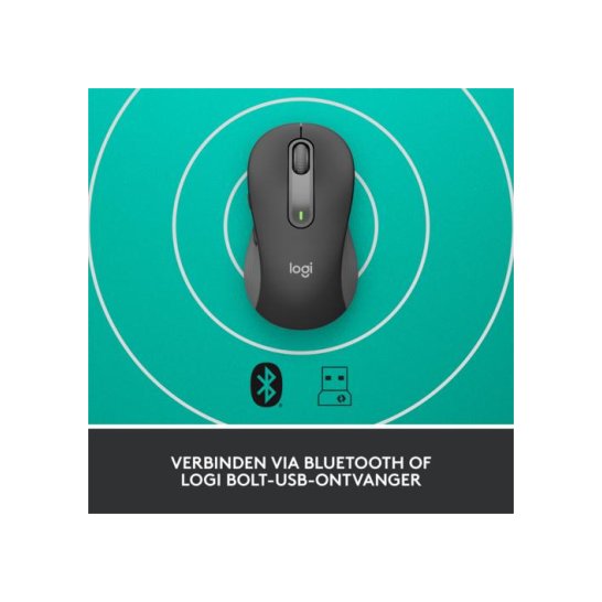 Logitech Signature M650 Draadloze Muis - Voor kleine tot mid Logitech Signature M650 Draadloze Muis - Voor kleine tot mid