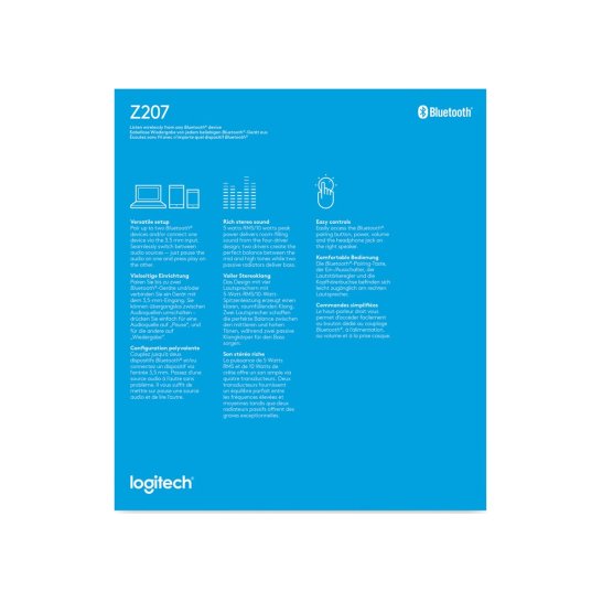 Logitech Speaker Z207 5W Zwart