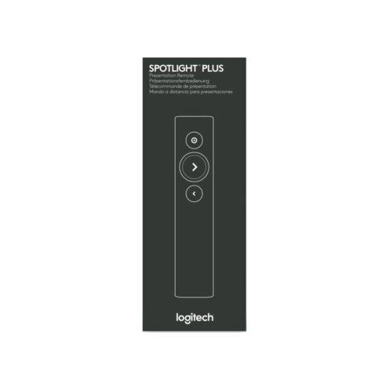 Logitech Spotlight Draadloze presenter Bluetooth/RF Grijs Logitech Spotlight Draadloze presenter Bluetooth/RF Grijs