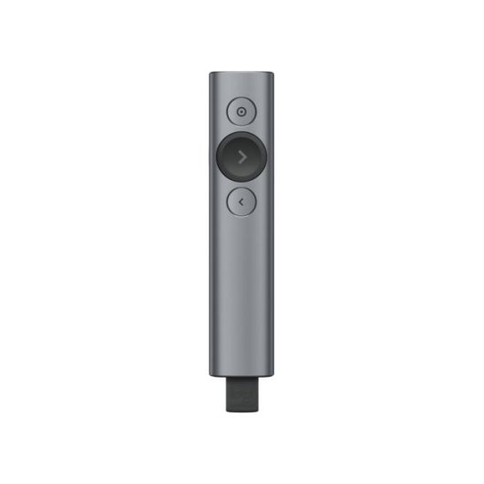 Logitech Spotlight Draadloze presenter Bluetooth/RF Grijs Logitech Spotlight Draadloze presenter Bluetooth/RF Grijs