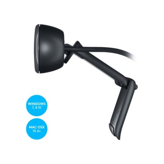 Logitech Webcam C270 3MP 1280 x 720Pixels USB 2.0 Zwart Logitech Webcam C270 3MP 1280 x 720Pixels USB 2.0 Zwart