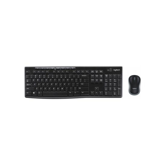 Logitech Wireless Combo MK270 USB Keyb+Mouse QWERTZ Zwart Logitech Wireless Combo MK270 USB Keyb+Mouse QWERTZ Zwart