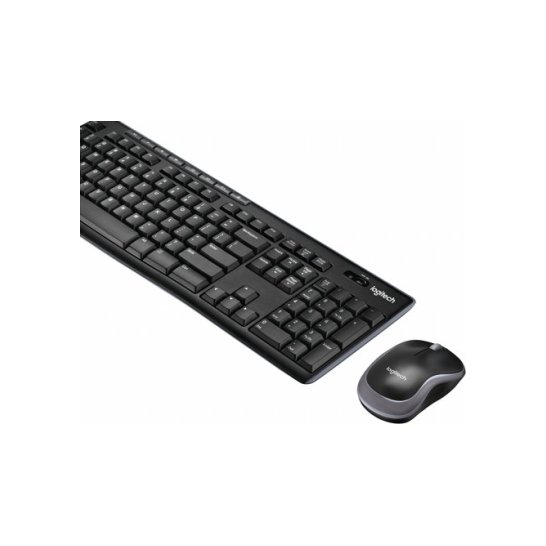 Logitech Wireless Combo MK270 USB Keyb+Mouse QWERTZ Zwart Logitech Wireless Combo MK270 USB Keyb+Mouse QWERTZ Zwart