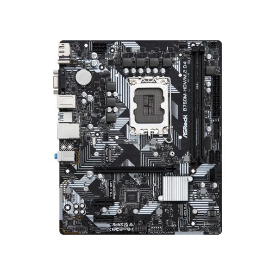 MB ASRock B760M-HDV D4 LGA1700 2xDDR4 M-ATX D-Port/HDMI/VGA MB ASRock B760M-HDV D4 LGA1700 2xDDR4 M-ATX D-Port/HDMI/VGA