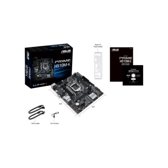 MB ASUS PRIME H510M-K Intel H510 LGA1200 micro ATX MB ASUS PRIME H510M-K Intel H510 LGA1200 micro ATX
