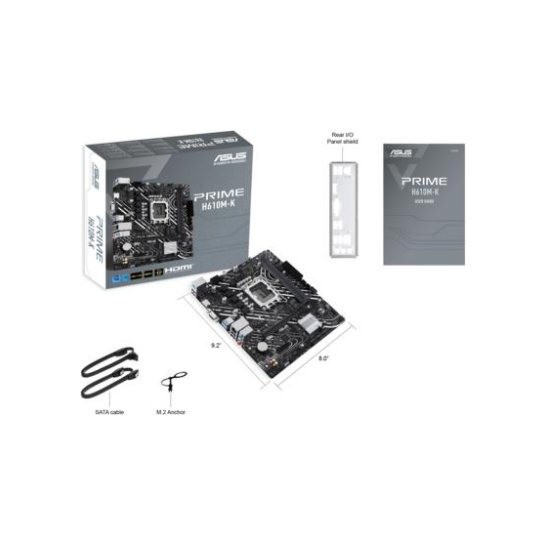 MB ASUS Prime H610M-K Intel H610 LGA 1700 micro ATX DDR5 RGB MB ASUS Prime H610M-K Intel H610 LGA 1700 micro ATX DDR5 RGB