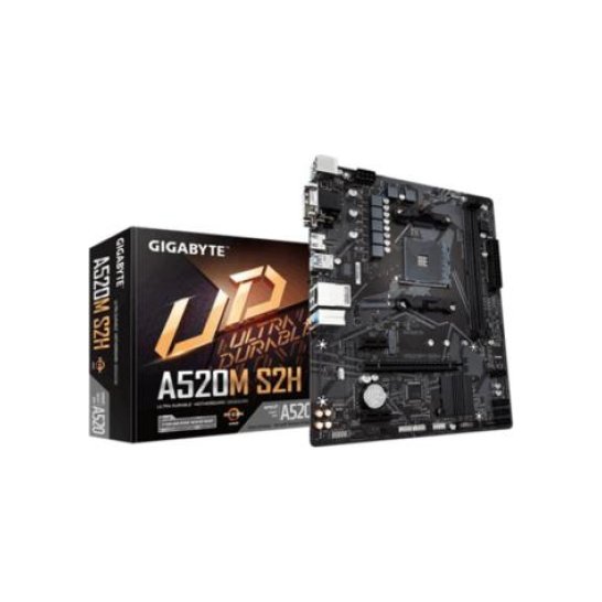 MB Gigabyte A520M S2H moederbord Socket AM4 micro ATX MB Gigabyte A520M S2H moederbord Socket AM4 micro ATX