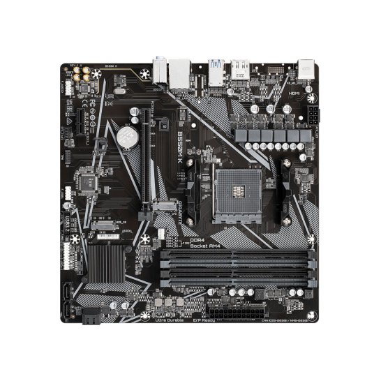 MB Gigabyte B550M-K 1.0 AMD B550 AM4 micro ATX MB Gigabyte B550M-K 1.0 AMD B550 AM4 micro ATX