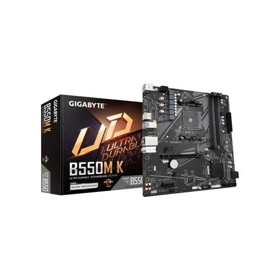 MB Gigabyte B550M-K 1.0 AMD B550 AM4 micro ATX MB Gigabyte B550M-K 1.0 AMD B550 AM4 micro ATX