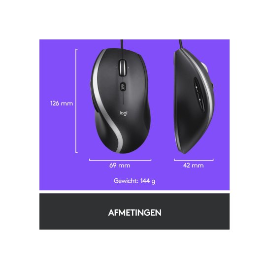 MS Logitech Advanced Corded Mouse / M500s