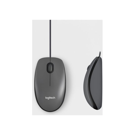 MS Logitech M100 Ambidextrous USB Type-A Optisch 1000DPI