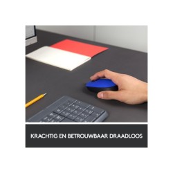 MS Logitech M171 Wireless Mouse Blue