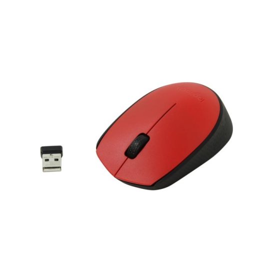 MS Logitech M171 Wireless Mouse Red MS Logitech M171 Wireless Mouse Red