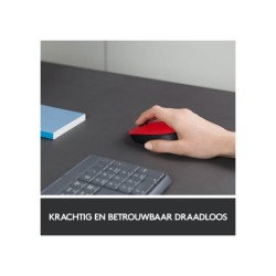 MS Logitech M171 Wireless Mouse Red