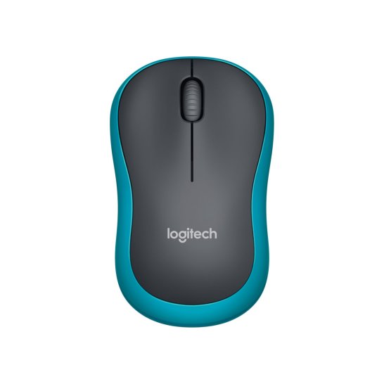 MS Logitech M185 Wireless Mouse Blue