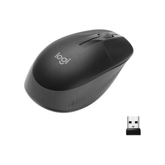 MS Logitech M190 wireless mouse Black