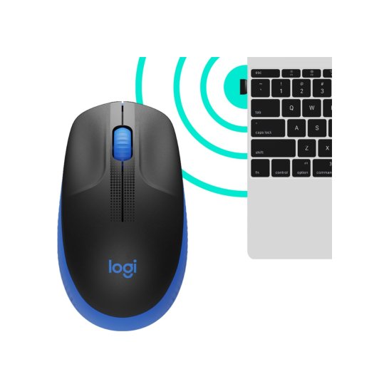 MS Logitech M190 wireless mouse Blue