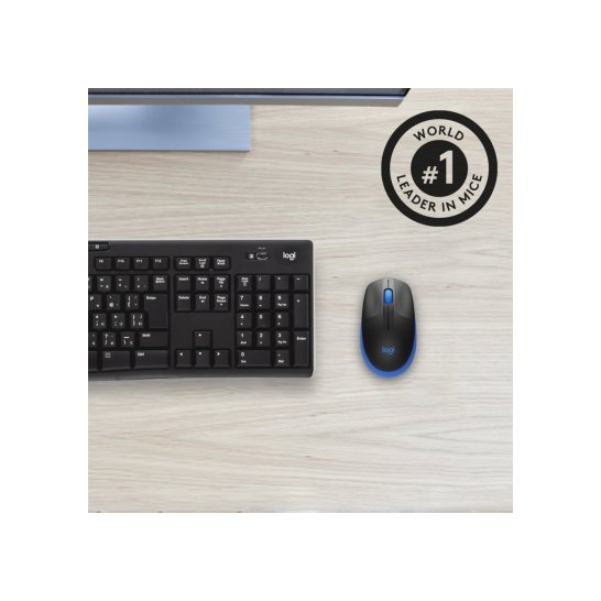 MS Logitech M190 wireless mouse Blue