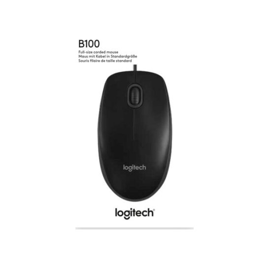 MS Logitech OEM Optical Mouse B100 Black MS Logitech OEM Optical Mouse B100 Black