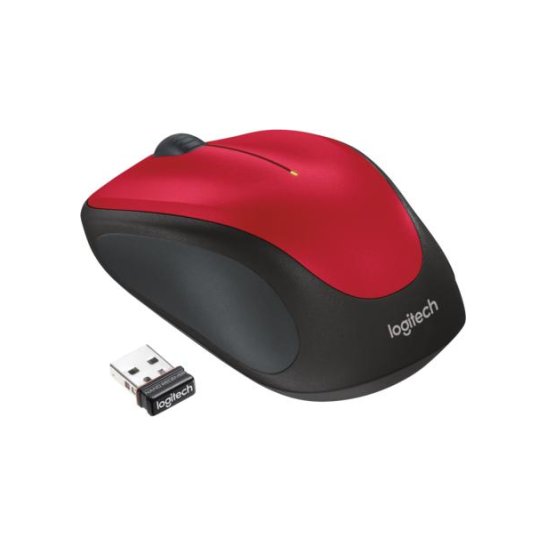 MS Logitech Ret. Wireless Mouse M235 Red MS Logitech Ret. Wireless Mouse M235 Red