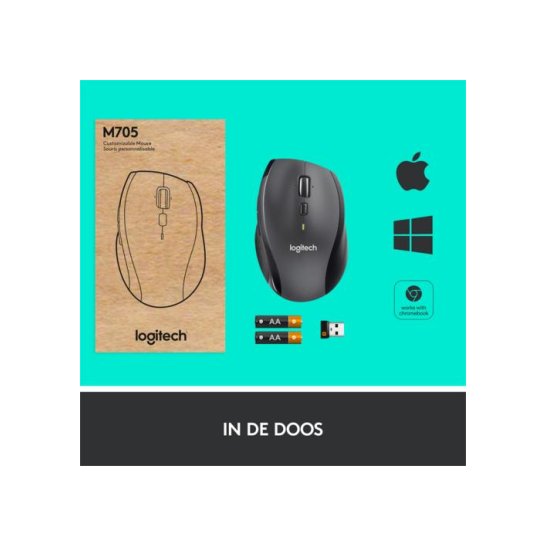 MS Logitech ret. Marathon Mouse M705 MS Logitech ret. Marathon Mouse M705
