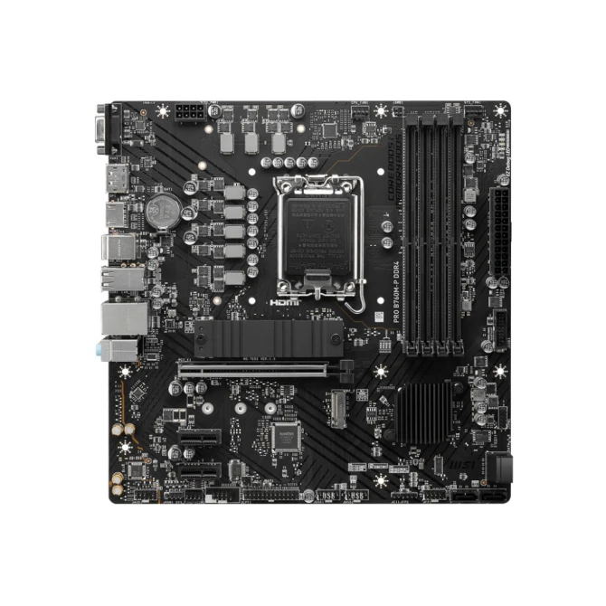 MB MSI Pro B760M-P 4xDDR4 LGA1700 M-ATX USB-C