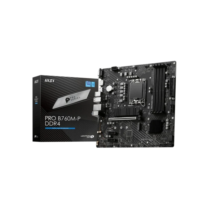 MB MSI Pro B760M-P 4xDDR4 LGA1700 M-ATX USB-C