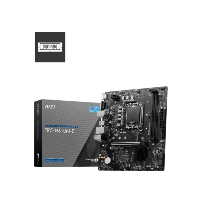 MB MSI PRO H610M-E Intel H610 LGA 1700 micro ATX