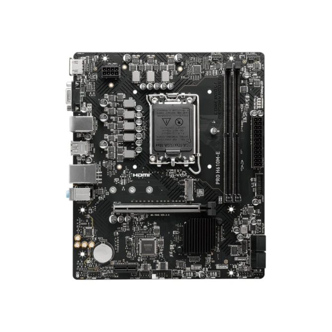 MB MSI PRO H610M-E Intel H610 LGA 1700 micro ATX