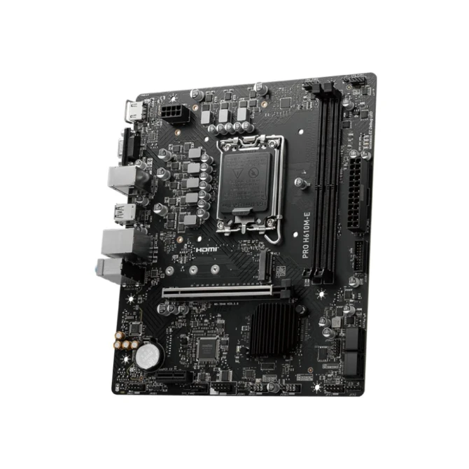 MB MSI PRO H610M-E Intel H610 LGA 1700 micro ATX