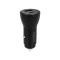 Mobiparts Car Charger 2-port 30W PD Fast Charging Black