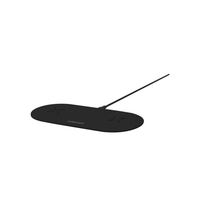 Mobiparts Dual Fast Wireless Charging Pad Black