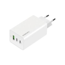 Mobiparts GaN Wall Charger USB-Cx2/USB-A3.0/QC 65W White Mobiparts GaN Wall Charger USB-Cx2/USB-A3.0/QC 65W White