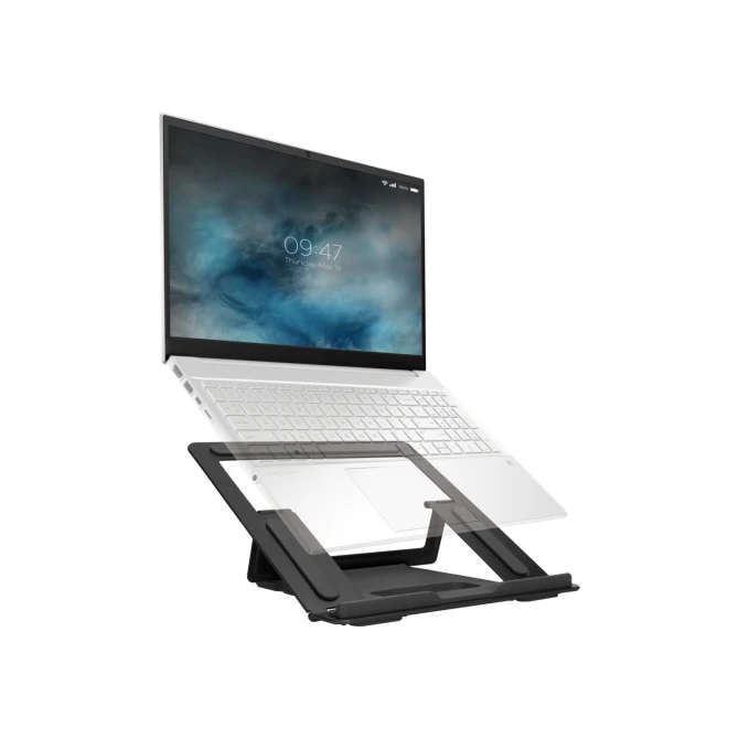 Mobiparts Laptopstandaard | Metaal | Zwart | Geschikt tot 17.3