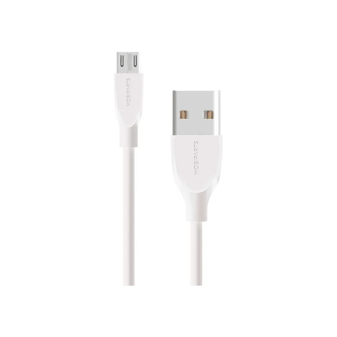 Mobiparts Micro USB naar USB | 2A | 2m | Wit