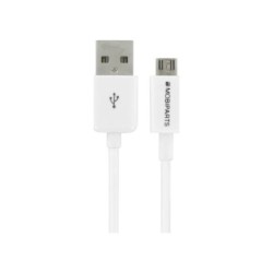 Mobiparts Micro USB to USB Cable 2.4A 3m White (Bulk) Mobiparts Micro USB to USB Cable 2.4A 3m White (Bulk)