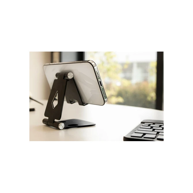 Mobiparts Phone Stand | Verstelbare Telefoonhouder van Metaal | Maat M