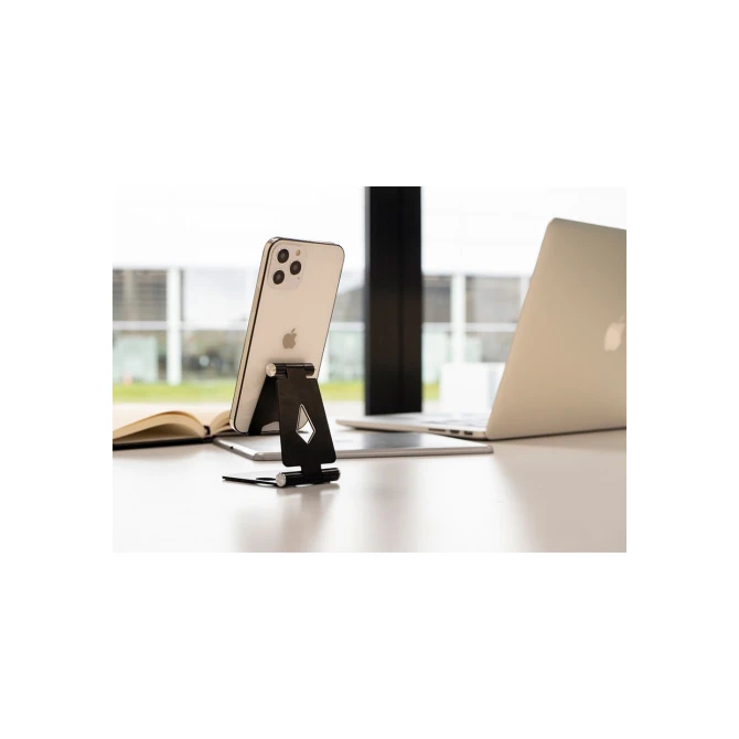 Mobiparts Phone Stand | Verstelbare Telefoonhouder van Metaal | Maat M