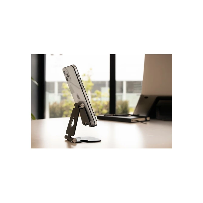 Mobiparts Phone Stand | Verstelbare Telefoonhouder van Metaal | Maat M