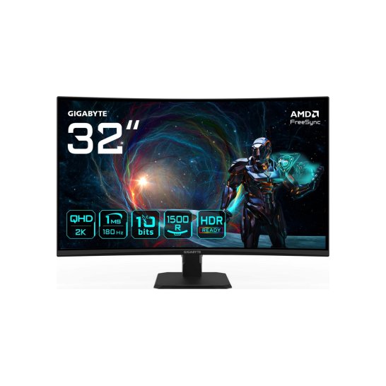 Monitor GIGABYTE 31.5Inch QUAD-HD 180HZ 1MS 2 X HDMI DP