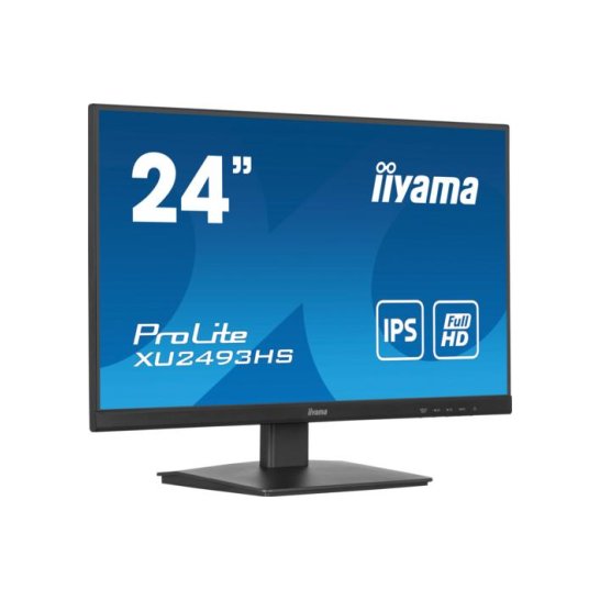 Monitor Iiyama 24inch Full-HD LED Zwart XU2493HS-B6 Monitor Iiyama 24inch Full-HD LED Zwart XU2493HS-B6