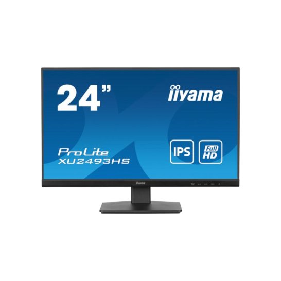 Monitor Iiyama 24inch Full-HD LED Zwart XU2493HS-B6 Monitor Iiyama 24inch Full-HD LED Zwart XU2493HS-B6